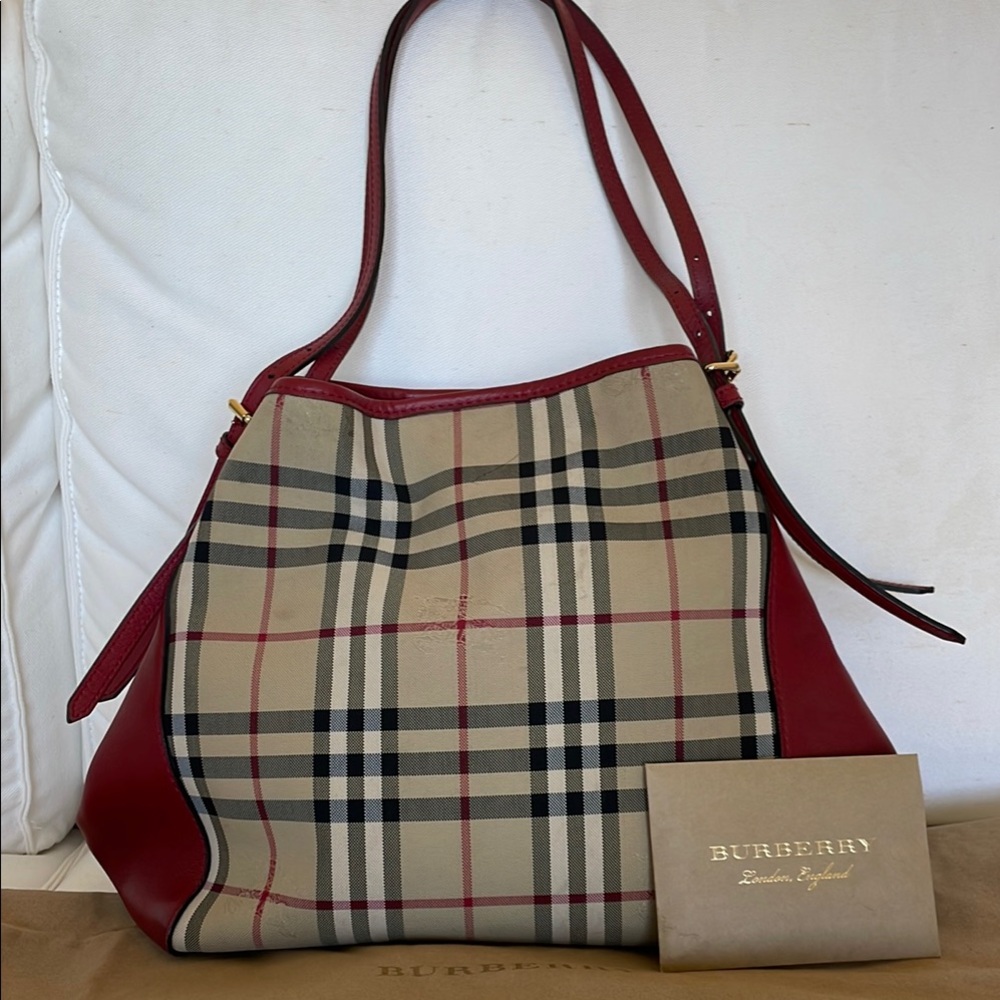 Burberry Horseferry Check Canterbury Panels Tote